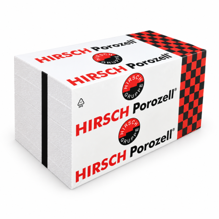 Polistiren expandat EPS 150 HIRSCH Porozell 20 mm, 1000 x 500 mm